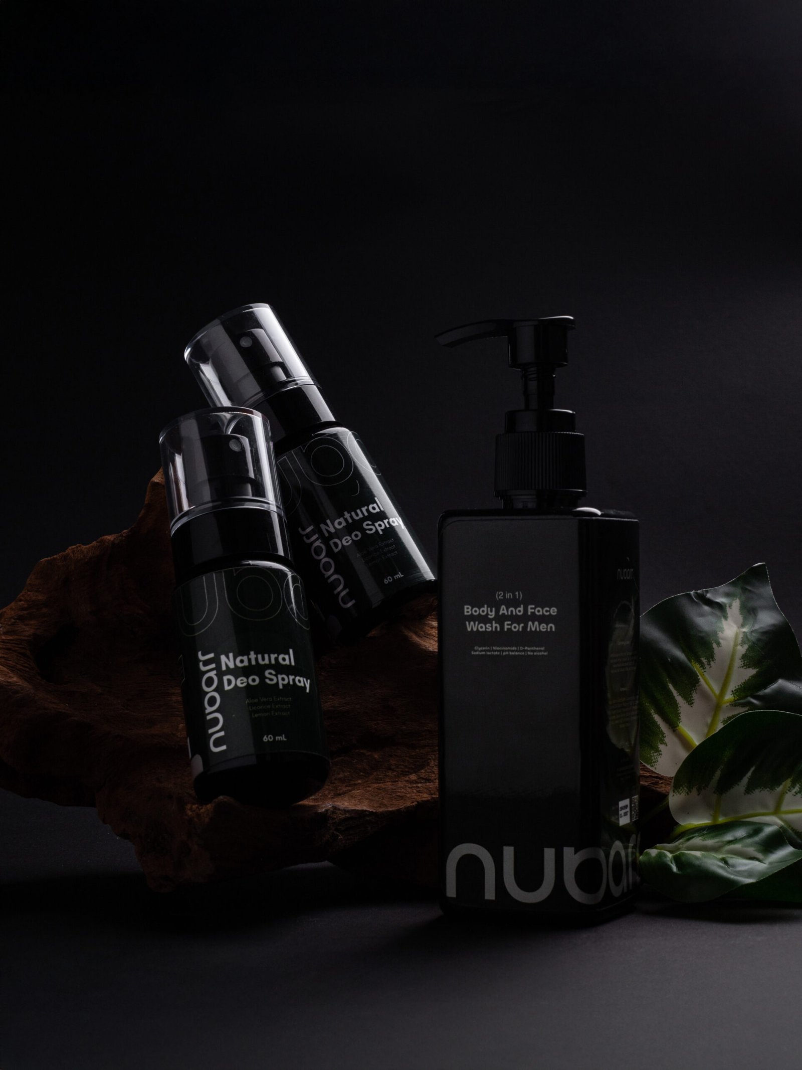Nubarr 2 in 1 Body and Face wash for men